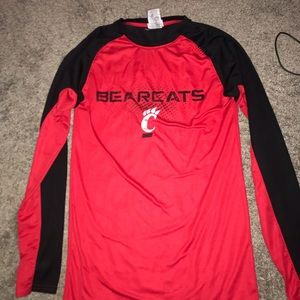 uc bearcat dry fit long sleeve top